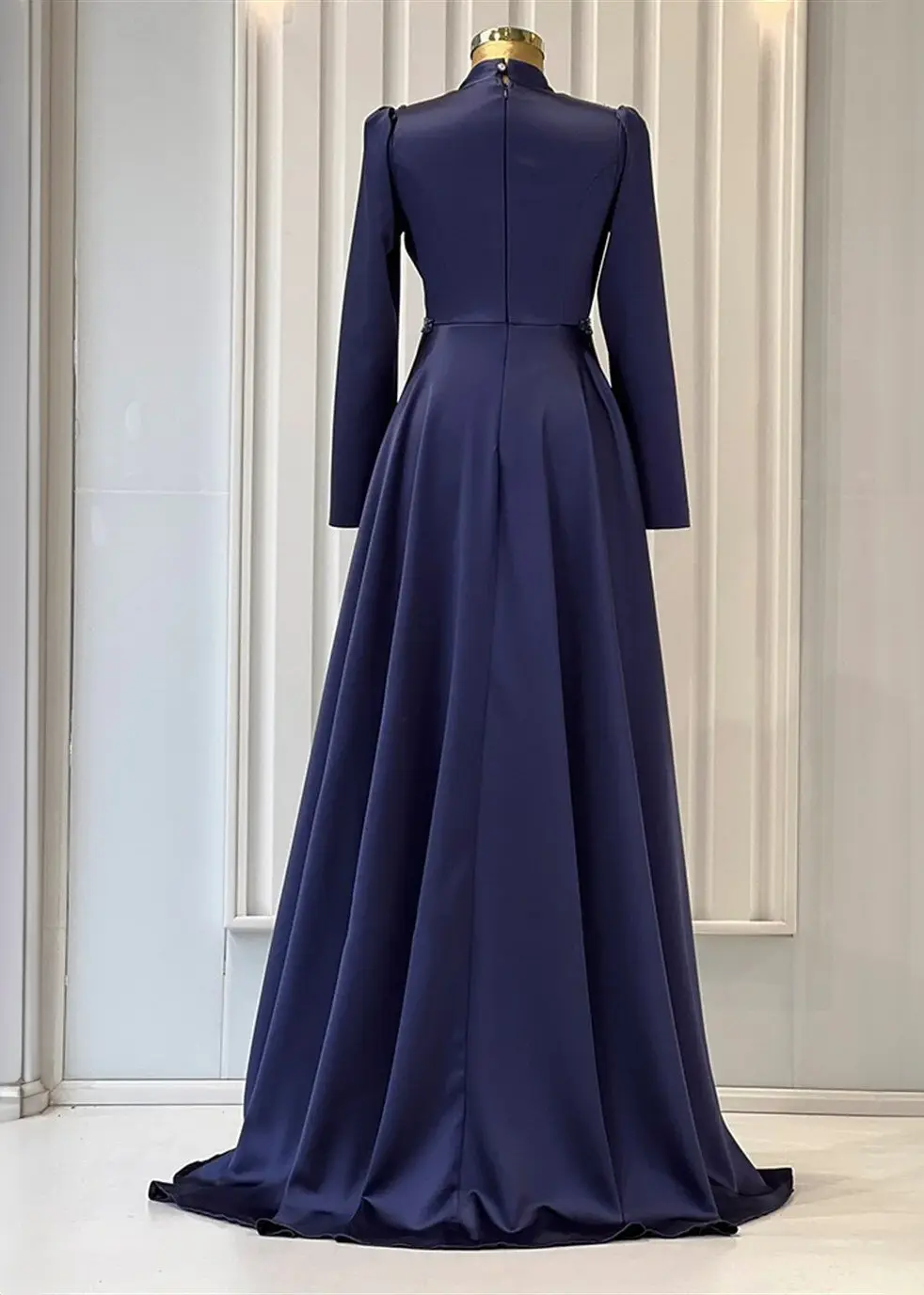 green emerald velvet dress Modest Formal Shimmery Vine Dress G492 Red main image 0